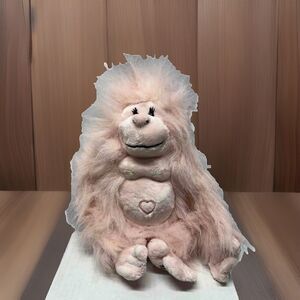 Webkinz Pink Glamorous Gorilla Plush Stuffed Animal Heart Belly Ganz Valentine